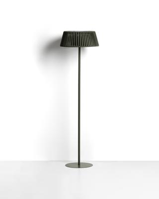 Торшер La Forma (ех Julia Grup) Уличный торшер Aldet на солнечных батареях зеленый, диаметр 46 см арт. 482387