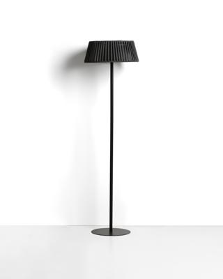 Торшер La Forma (ех Julia Grup) Уличный торшер Aldet на солнечных батареях черный, диаметр 46 см арт. 482385