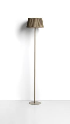 Торшер La Forma (ех Julia Grup) Уличный торшер Aldet на солнечных батареях бежевый, диаметр 46 см арт. 482391