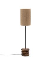 Торшер La Forma (ех Julia Grup) Торшер Kor из джута и акации в темной отделке арт. 210360
