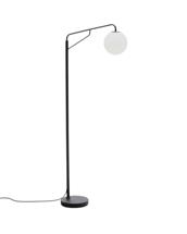 Торшер La Forma (ех Julia Grup) Торшер Eilo из черной стали с плафоном из матового стекла арт. 425209