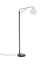 Торшер La Forma (ех Julia Grup) Торшер Eilo из черной стали с плафоном из матового стекла арт. 425209