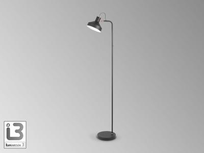 Торшер Schuller Irias Торшер 1L черный-медный арт. 292984
