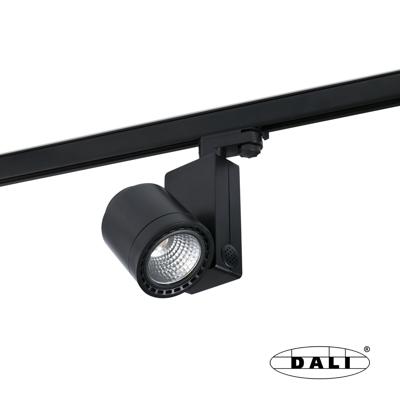 Трековая система Faro Трековый светильник mini Cylinder черный LED CRI95 27W 2700K 56є DALI арт. 132627