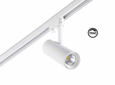Трековая система Faro Трековый светильник Fuga small белый LED 14,5W 3000K 24є TRIAC арт. 132896