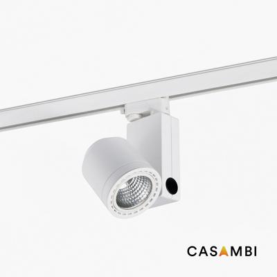 Трековая система Faro Трековый светильник mini Cylinder белый LED HE 27W 2700K 56є CASAMBI арт. 132720