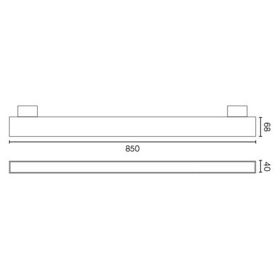 Трековая система Faro VIA EVO Трек 850 20W 4000K черный CASAMBI PRISM. арт. 187571