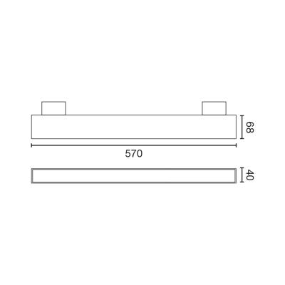 Трековая система Faro VIA EVO Трек 570 25W 4000K черный CASAMBI PRISM. арт. 187581