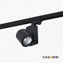 Трековая система Faro Трековый светильник mini Cylinder черный LED FISH 27W 4000K 56є CASAMBI арт. 132793
