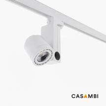 Трековая система Faro Трековый светильник nano Cylinder белый LED 14,5W 2700K 56є CASAMBI арт. 132876