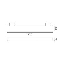 Трековая система Faro VIA EVO Трек 570 27W TW черный DALI арт. 187235