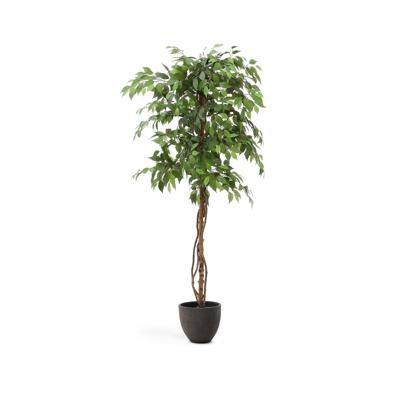 Цветок La Forma (ех Julia Grup) Ficus Искусственное дерево фикус в черном горшке 180 см арт. 192652