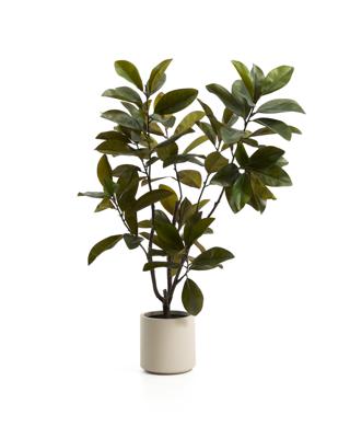 Цветок La Forma (ех Julia Grup) Искусственное растение Magnolia в белом горшке, 160 см арт. 483319