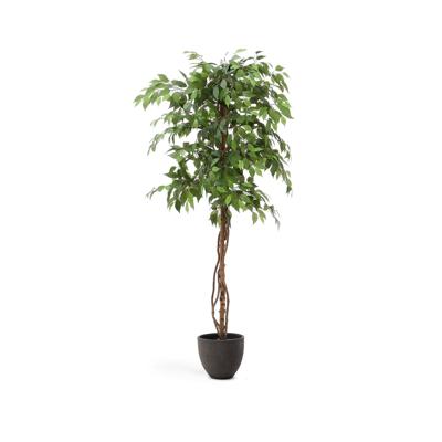 Цветок La Forma (ех Julia Grup) Ficus Искусственное дерево фикус в черном горшке 180 см арт. 192652