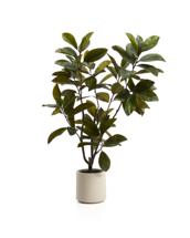 Цветок La Forma (ех Julia Grup) Искусственное растение Magnolia в белом горшке, 160 см арт. 483319