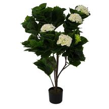 Цветок МиК Искусственные растения Гортензия кремовая MK-7409-HW 0х0х70 см Темно-зеленый арт. ZN-137095
