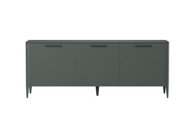 Тумба Ellipsefurniture Тумба Type oak 3 двери ширина 180 см (темно-серый) арт. TY010207210101