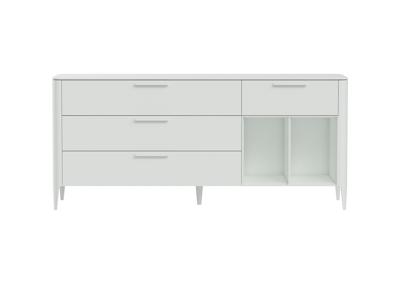Тумба Ellipsefurniture Тумба Type 4 ящика 2 полки ширина 180 см (белый) арт. TY010301240101