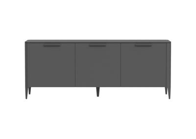 Тумба Ellipsefurniture Тумба Type 3 двери ширина 180 см (темно-серый) арт. TY010306220101