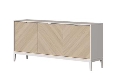 Тумба Ellipsefurniture Тумба Fjord 3 двери глубина 42 см (белый) арт. FJ010101250101