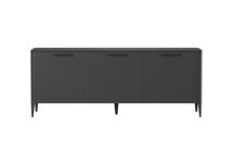 Тумба Ellipsefurniture Тумба Type oak 3 двери ширина 180 см (черный) арт. TY010208210101