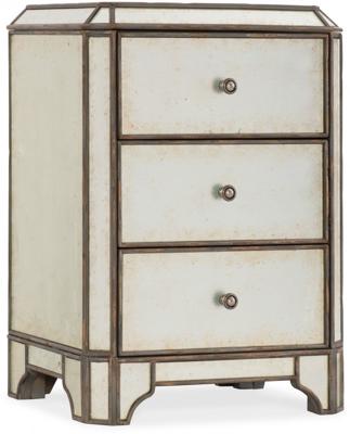 Тумба Hooker Тумба прикроватная Arabella Mirrored Nightstand арт. ZN-376228