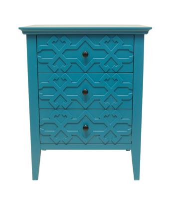 Тумба MAK interior Тумбы Голубая тумба Friz blue современный классик арт. MGCG-05-B