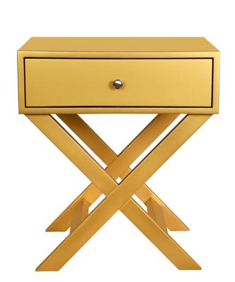 Тумба MAK interior Тумбы Лофтовая компактная тумба Tomas gold в цвете золото арт. MGCG-03-G