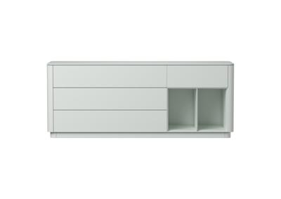 Тумба под ТВ Ellipsefurniture Тумба Tammi 4 ящика 2 полки ширина 180 см (светло-серый) арт. TM010204090101