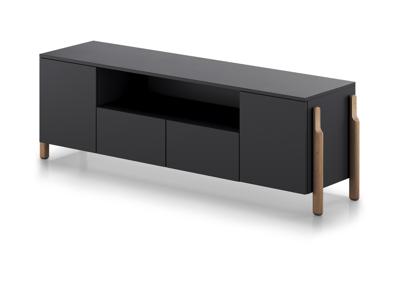 Тумба под ТВ Ellipsefurniture Тумба Basic под ТВ с нишей ширина 170 см (черный) арт. BS01500210236