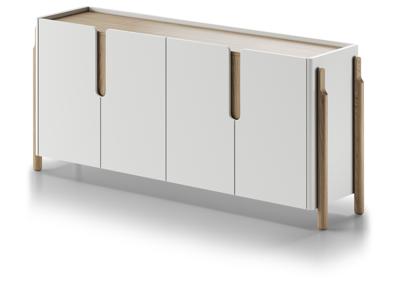 Тумба под ТВ Ellipsefurniture Комод Basic 4 двери ширина 180 см (белый) арт. BS01260200122