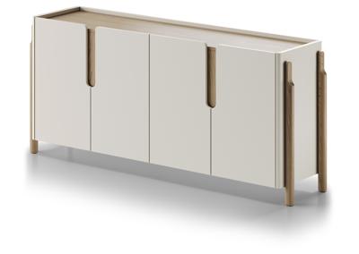 Тумба под ТВ Ellipsefurniture Комод Basic 4 двери ширина 180 см (молочный) арт. BS01260200222