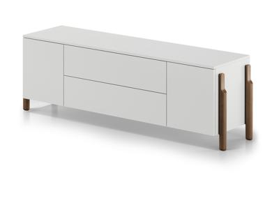 Тумба под ТВ Ellipsefurniture Тумба Basic 2 двери 2 ящика ширина 170 см (белый) арт. BS01480200136