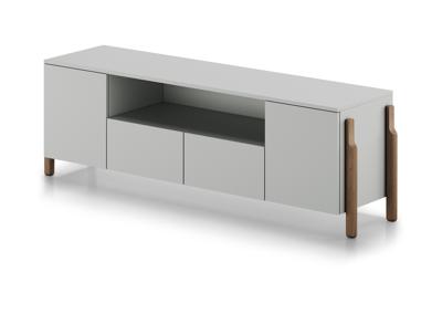 Тумба под ТВ Ellipsefurniture Тумба Basic под ТВ с нишей ширина 170 см (светло-серый) арт. BS01500209936