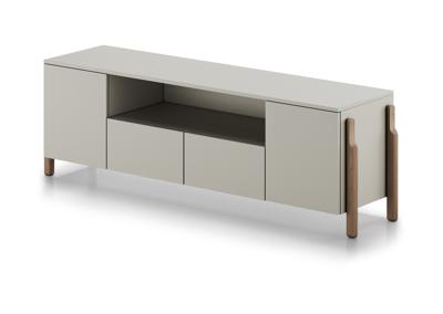 Тумба под ТВ Ellipsefurniture Тумба Basic под ТВ с нишей ширина 170 см (серо-бежевый) арт. BS01500210036