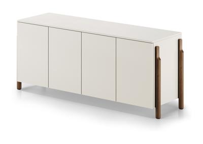 Тумба под ТВ Ellipsefurniture Тумба Basic 4 двери ширина 170 см (молочный) арт. BS01490200236