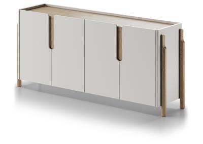 Тумба под ТВ Ellipsefurniture Комод Basic 4 двери ширина 180 см (дымка) арт. BS01260213522