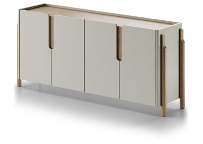 Тумба под ТВ Ellipsefurniture Комод Basic 4 двери ширина 180 см (серо-бежевый) арт. BS01260210022