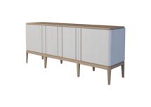 Тумба под ТВ Ellipsefurniture Тумба Line 4 двери (белый) арт. EL051201160101