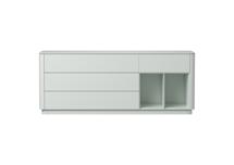 Тумба под ТВ Ellipsefurniture Тумба Tammi 4 ящика 2 полки ширина 180 см (светло-серый) арт. TM010204090101