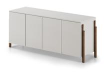 Тумба под ТВ Ellipsefurniture Тумба Basic 4 двери ширина 170 см (дымка) арт. BS01490213536