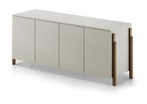 Тумба под ТВ Ellipsefurniture Тумба Basic 4 двери ширина 170 см (серо-бежевый) арт. BS01490210036
