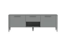 Тумба под ТВ Ellipsefurniture Тумба Type под ТВ ширина 160 см (серый) арт. TY010303280101