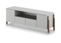 Тумба под ТВ Ellipsefurniture Тумба Basic под ТВ с нишей ширина 170 см (светло-серый) арт. BS01500209936