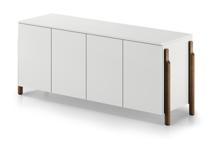 Тумба под ТВ Ellipsefurniture Тумба Basic 4 двери ширина 170 см (белый) арт. BS01490200136
