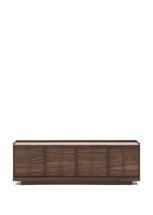 Тумба под ТВ La Forma (ех Julia Grup) Onix Подставка под телевизор с ореховым шпоном в темной отделке, 200 x 45 см арт. 205358