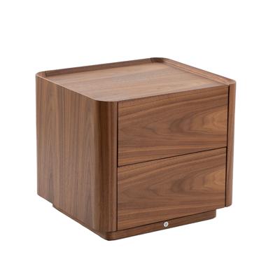 Тумбочка Angel Cerda Прикроватная тумбочка 7165/MB2316NS из орехового дерева с подсветкой арт. 204366