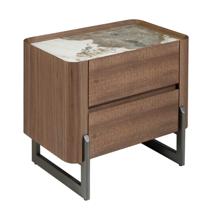 Тумбочка Angel Cerda Прикроватная тумбочка 7152/437-U из ореха и керамики арт. 179143