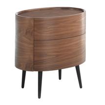 Тумбочка Angel Cerda Овальная прикроватная тумбочка AC2001NS /7074 арт. 096389