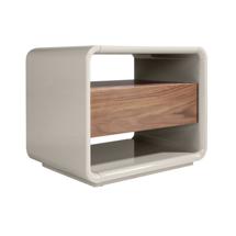 Тумбочка Angel Cerda Прикроватная тумбочка 7134/MB2202NS из ореха и лакированного МДФ арт. 157600